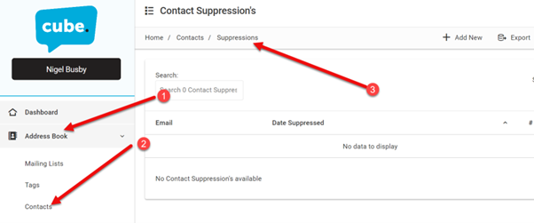 Contact-Suppression